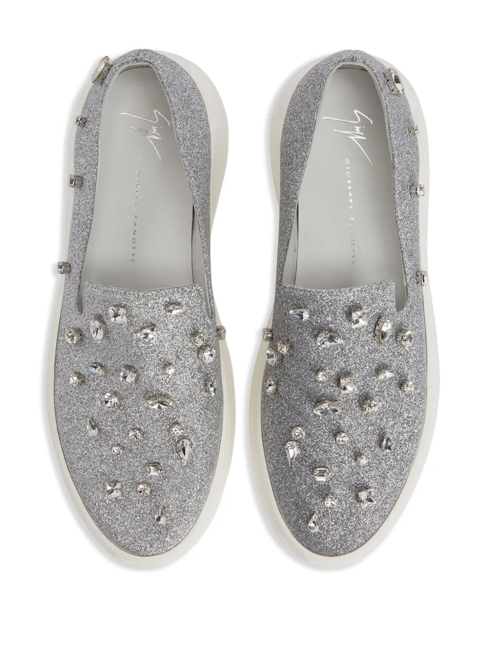 Giuseppe Zanotti Afelia slip-on sneakers Silver