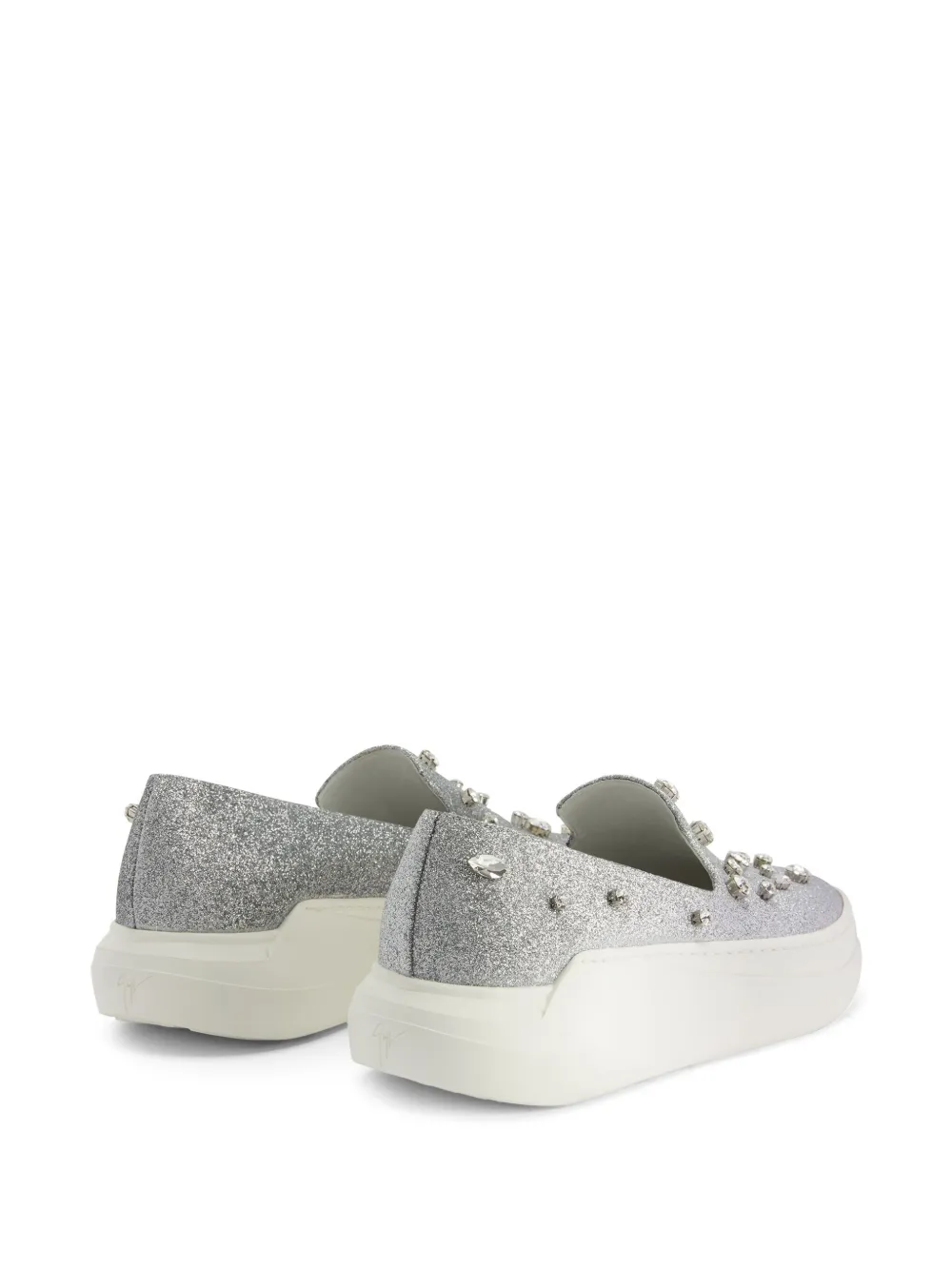 Giuseppe Zanotti Afelia slip-on sneakers Silver