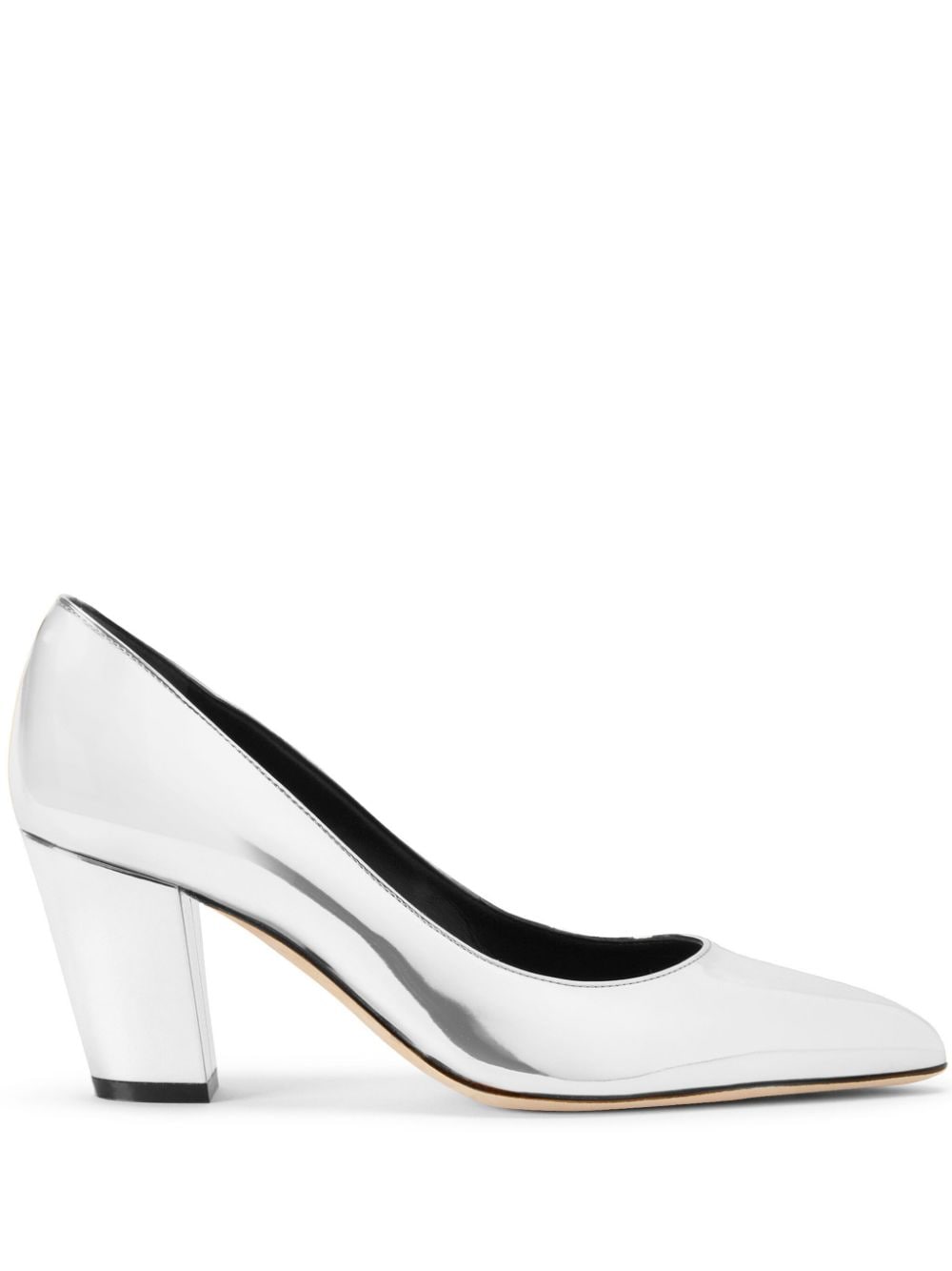 Shop Giuseppe Zanotti Femiy 70mm Mirror-effect Pumps In Silver