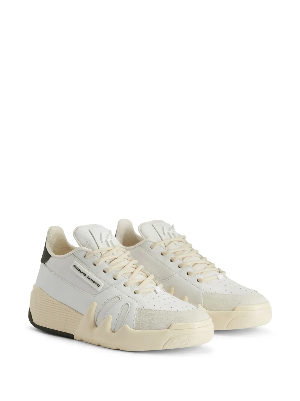 Giuseppe Zanotti Talon leren sneakers Wit
