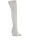 Giuseppe Zanotti Ginnyfer knee-high leather boots - Grey