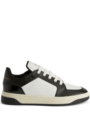 Giuseppe zanotti black hot sale and white sneakers