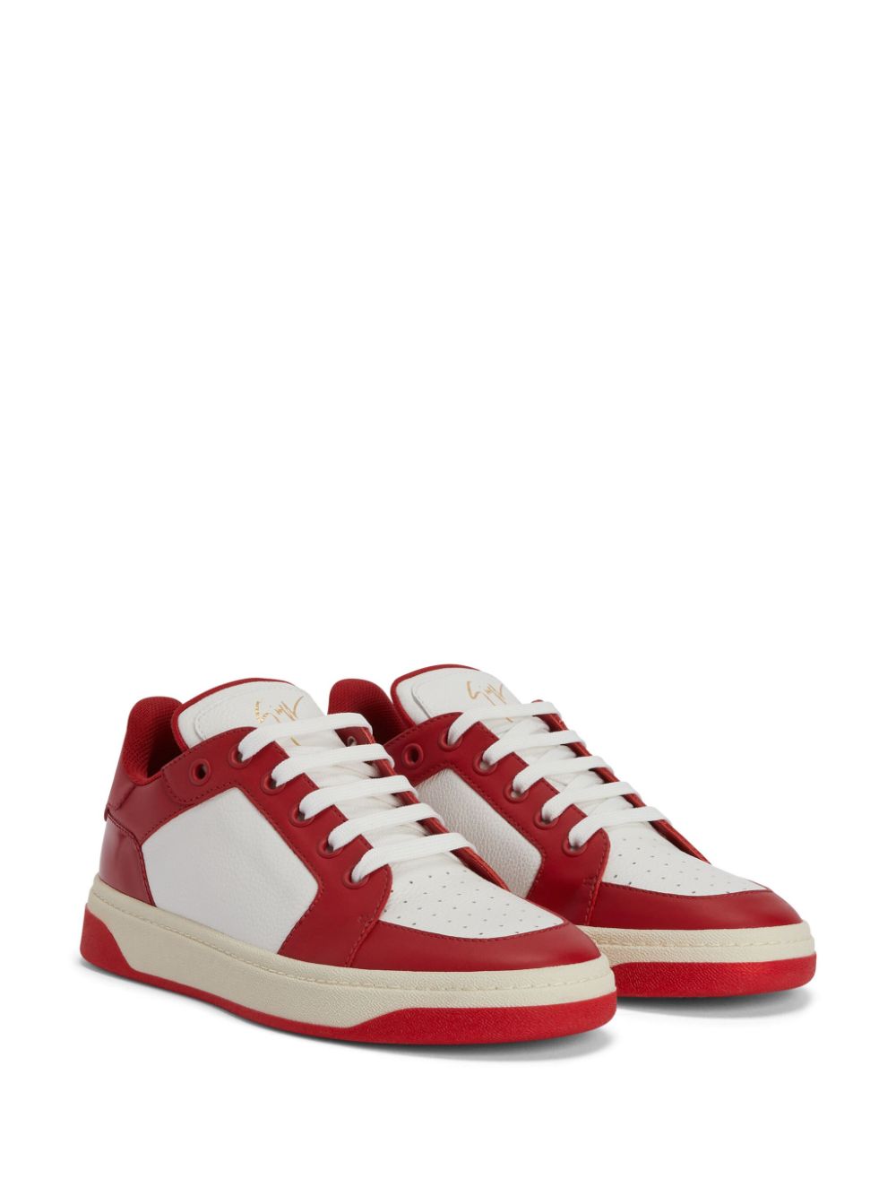 Shop Giuseppe Zanotti Gz94 Colour-block Sneakers In White
