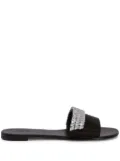 Giuseppe Zanotti Tesy rhinestone-embellished slides - Black