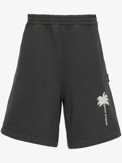 Palm Angels Palm Tree-print track shorts