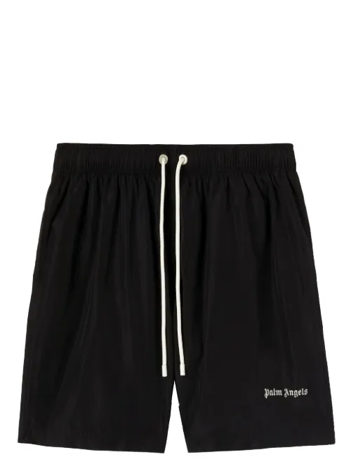 Short de bain à logo brodé - Palm Angels - Modalova