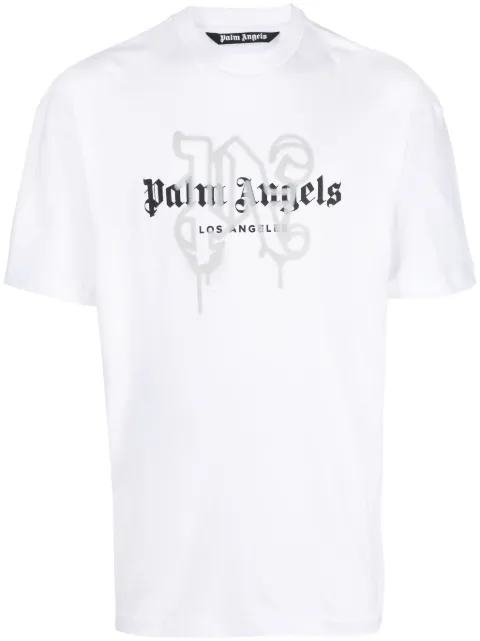 Palm Angels Los Angeles monogram-print T-shirt