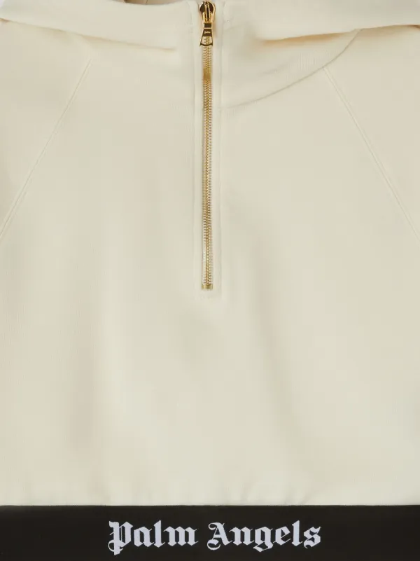 palmangels クロップド パーカー Palm Angels クロップド パーカー | ニュートラル | FARFETCH JP