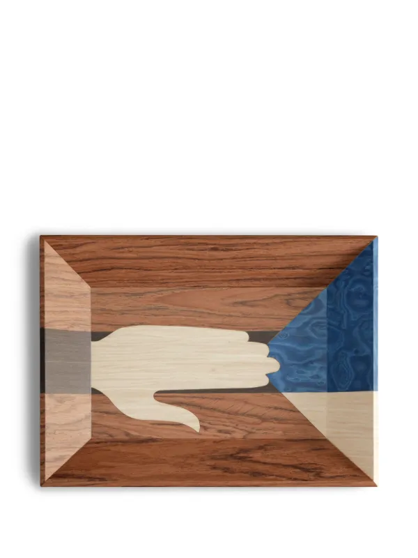 L'Objet Edgar Wood Tray | Brown | FARFETCH IN