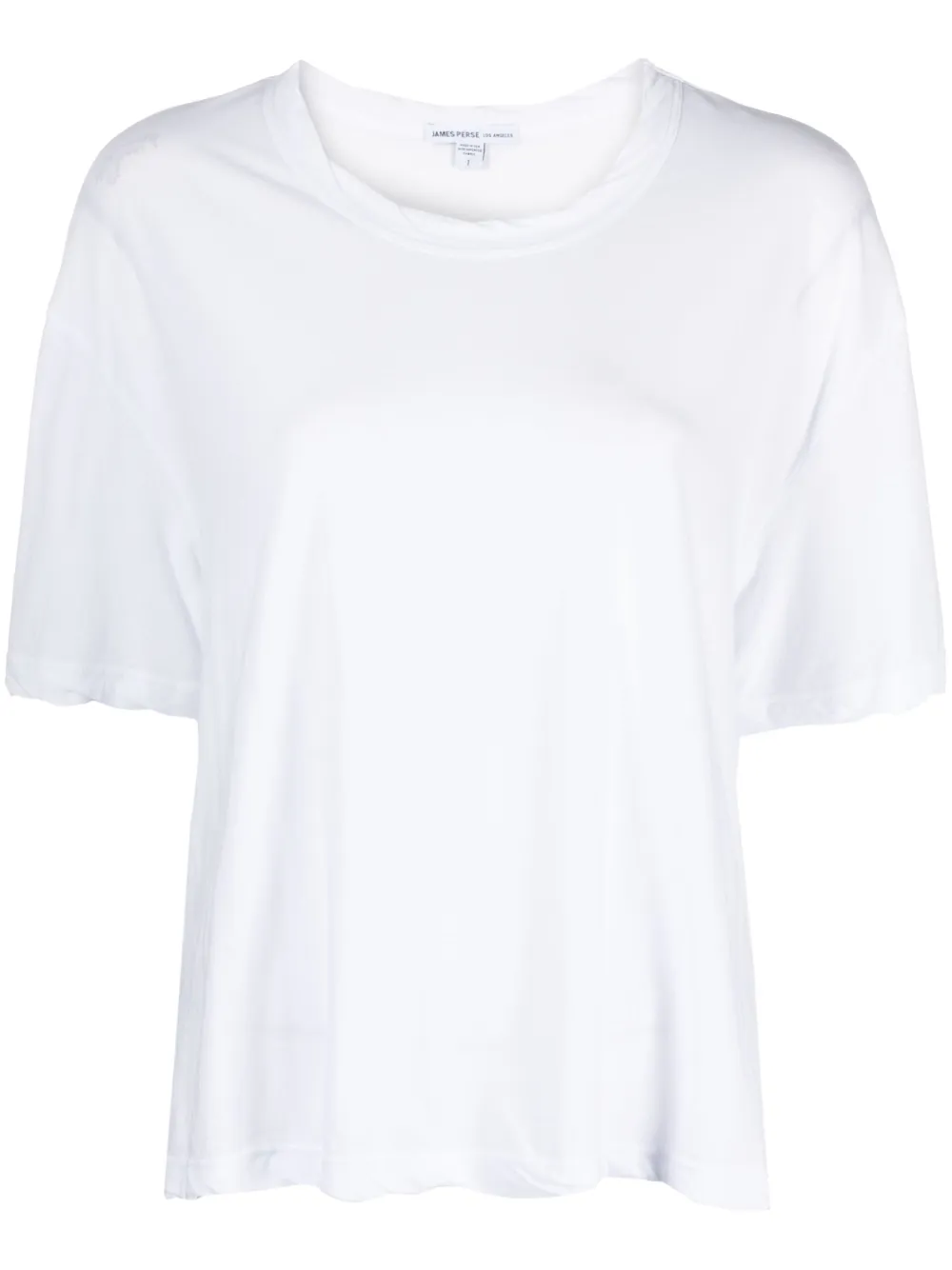 James Perse High Gauge Cotton T-shirt In White