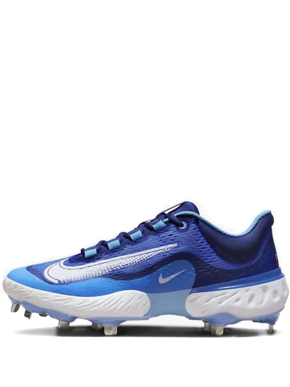 Nike Alpha Huarache Elite 4 Low "Hyper Royal/White" cleats - Blu