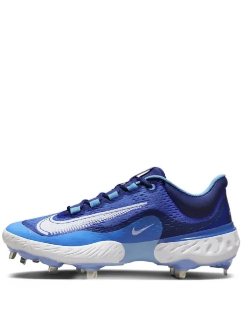 Nike Alpha Huarache Elite 4 Low "Hyper Royal/White" cleats