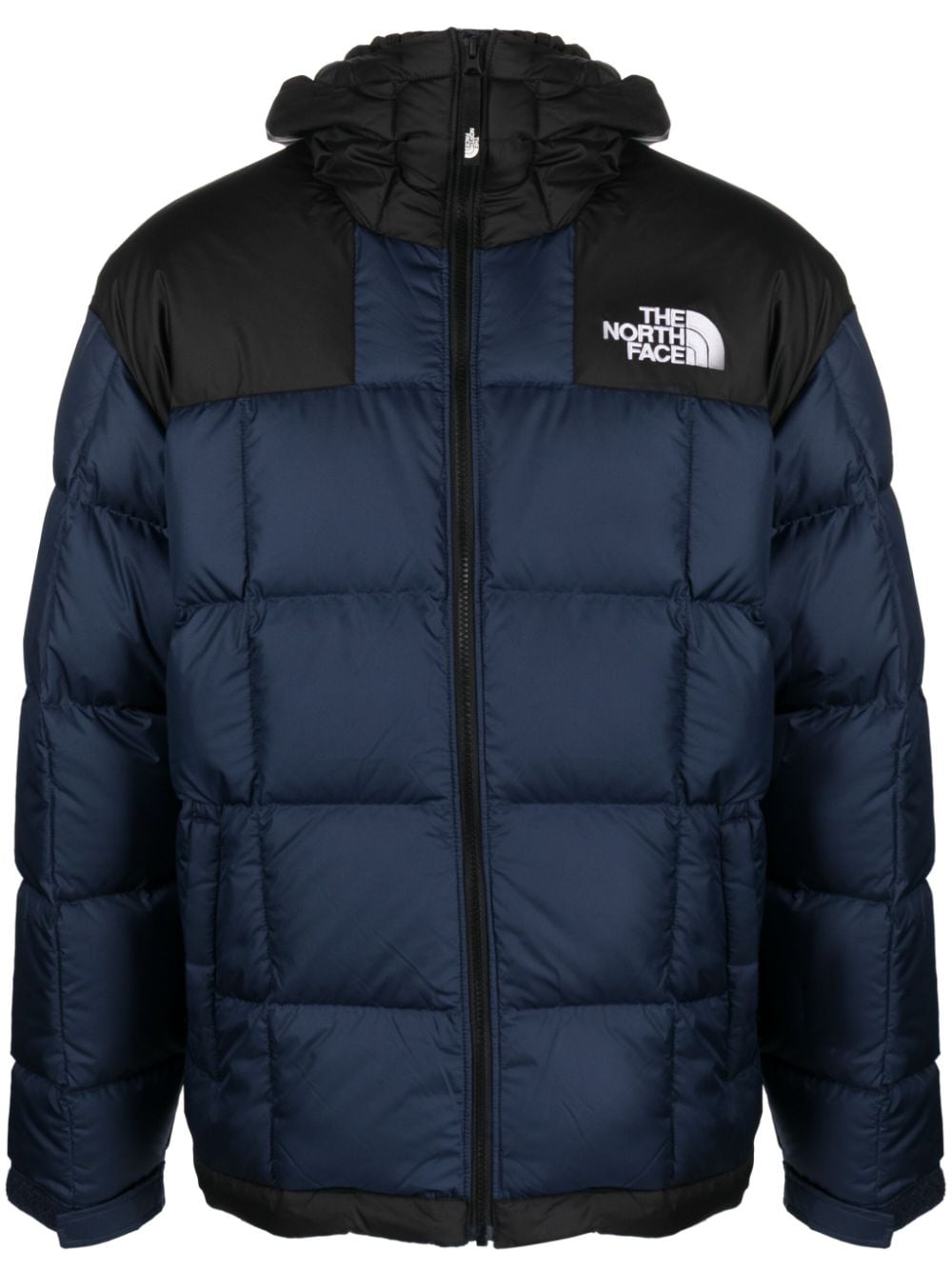 The North Face Lhotse Down Puffer Jacket In Blue