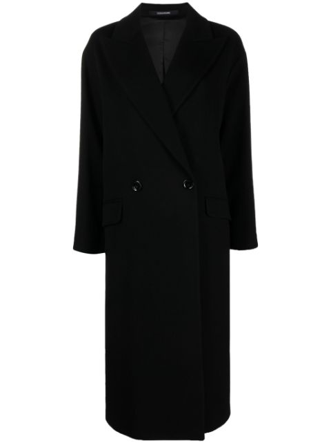 Tagliatore double-breasted wool-cashmere coat Women