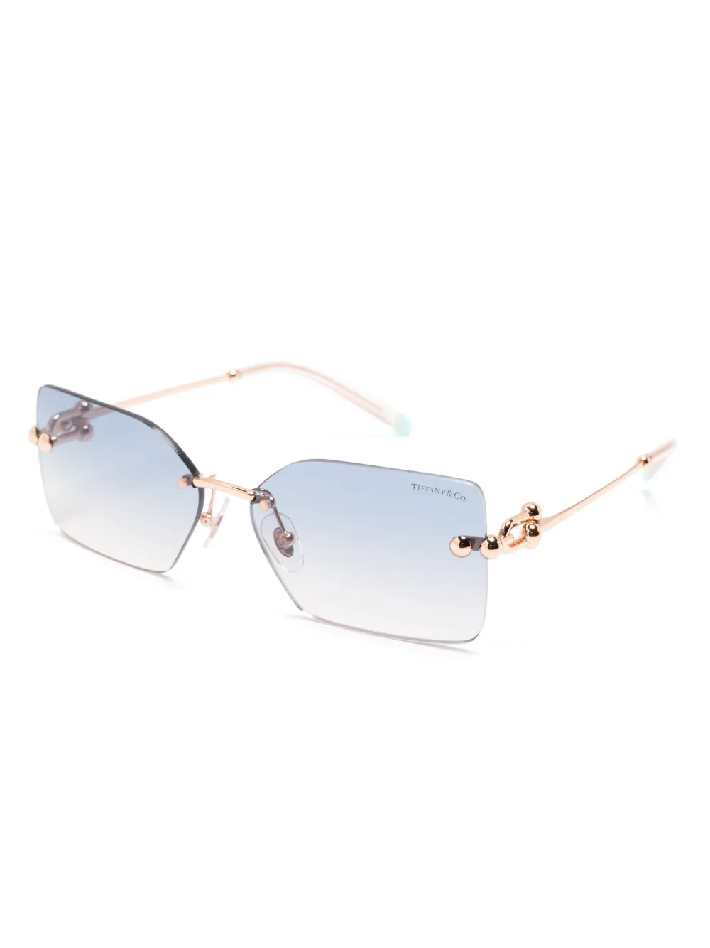 Tiffany & Co Eyewear logo engraved gradient sunglasses | Women | Image 2