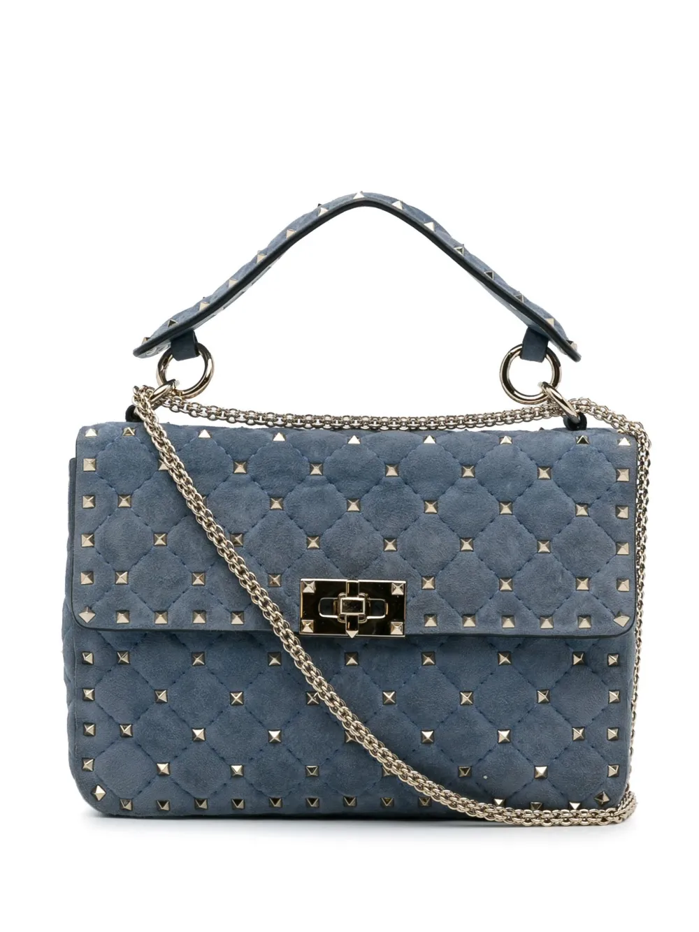 Blue suede valentino store rockstud