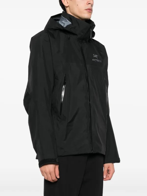 Arc'teryx logo-embroidery Hooded Jacket | Black | FARFETCH