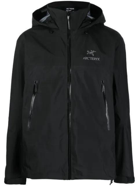 Arc'teryx chamarra con capucha y logo bordado