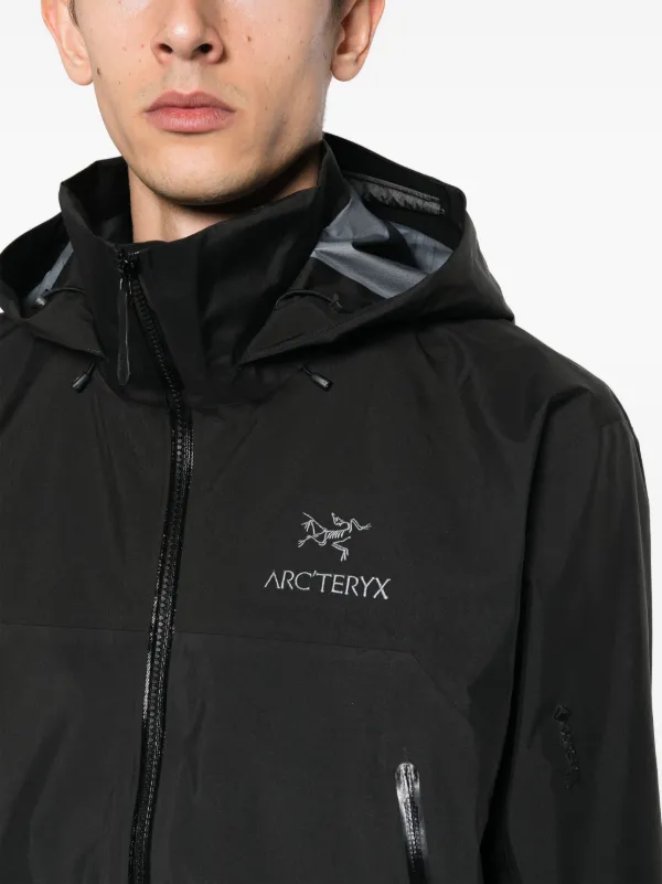 Arc'teryx logo-embroidery Hooded Jacket | Black | FARFETCH