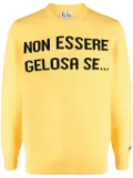 MC2 Saint Barth crew-neck intarsia-knit jumper - Yellow