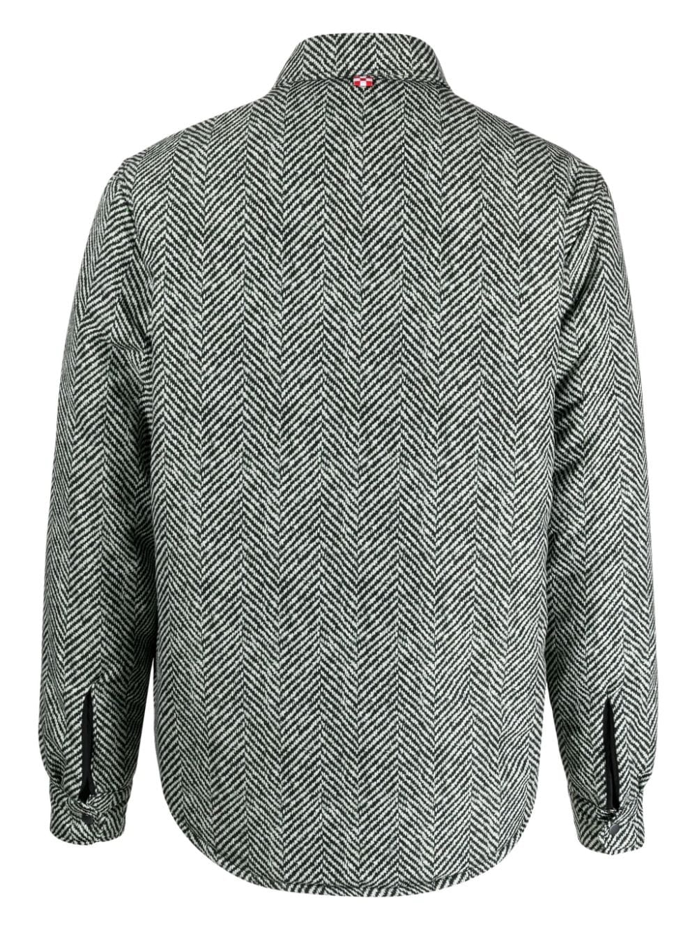 MC2 Saint Barth Chalet herringbone-pattern shirt jacket - Groen