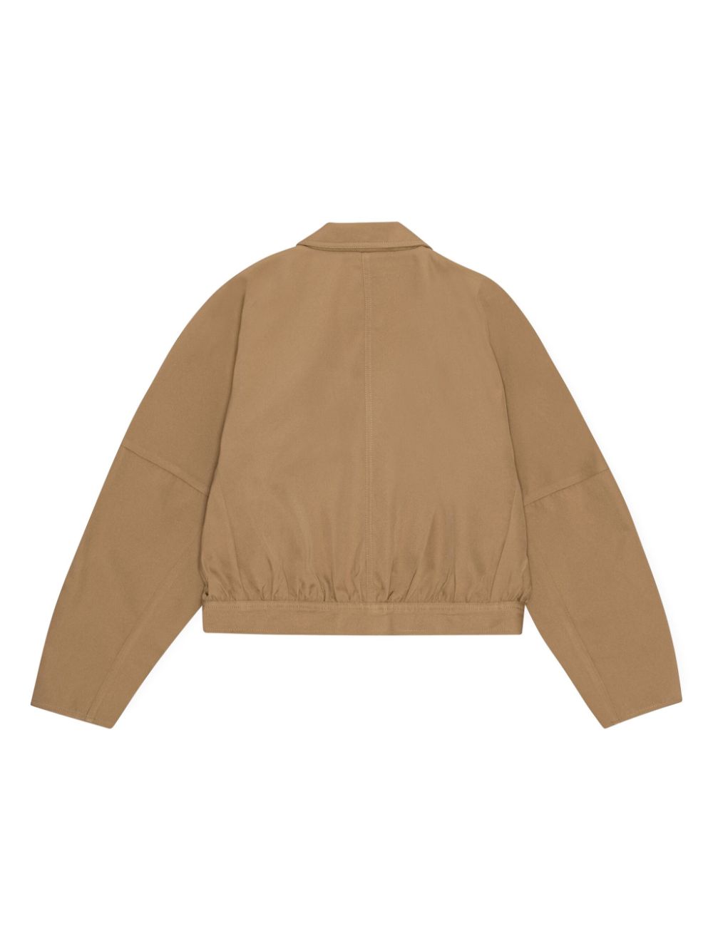 GANNI pleated cropped jacket Women