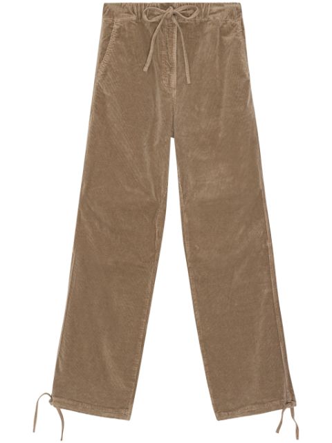 GANNI corduroy organic cotton trousers Women