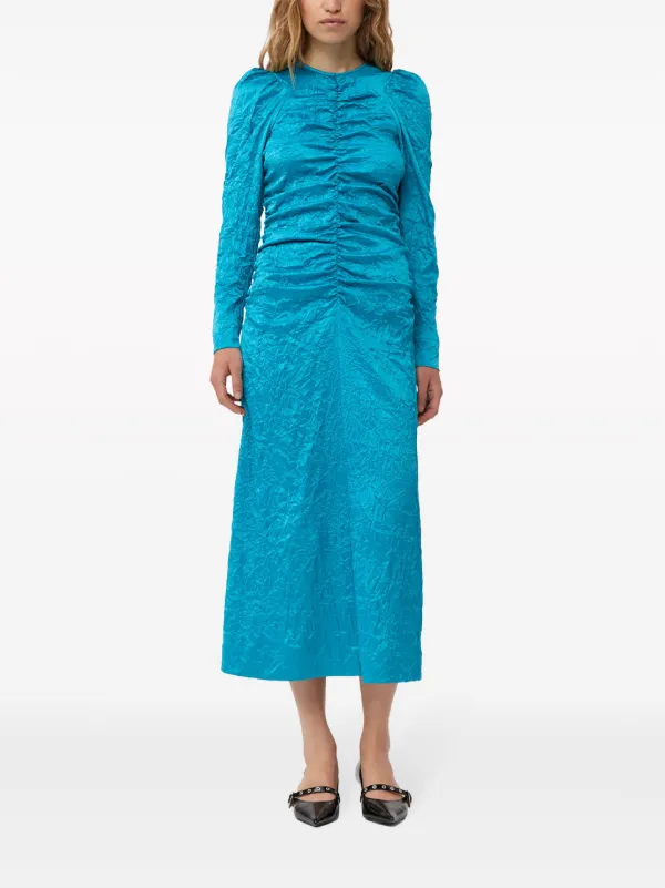 Ganni deals satin dress