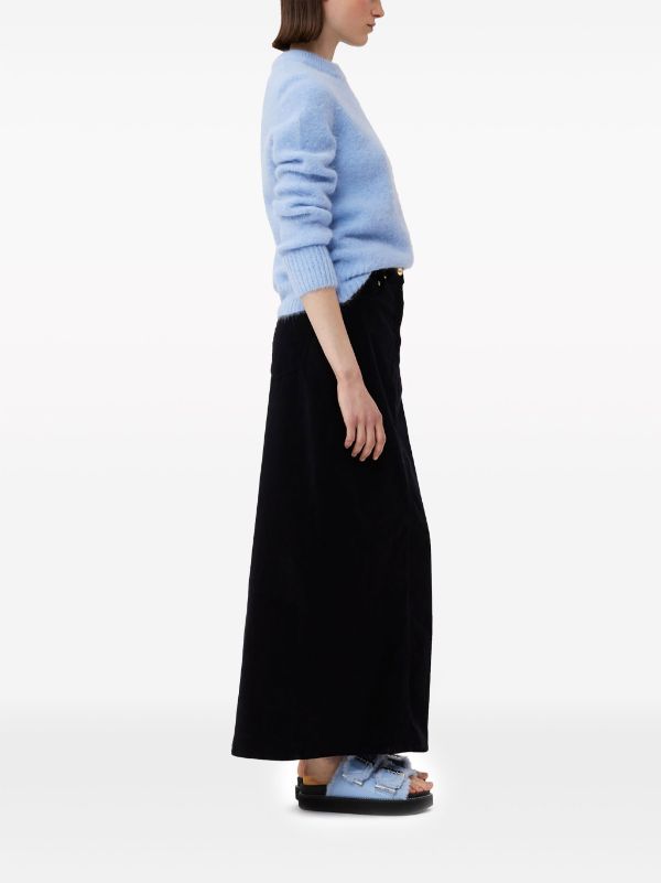 Ganni sales denim skirt