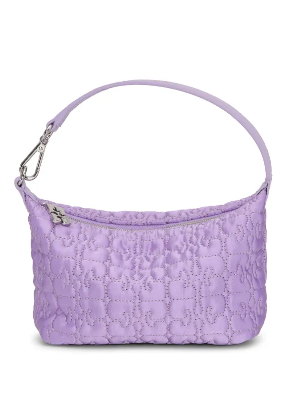 GANNI Butterfly Quilted Mini Bag Purple FARFETCH IE