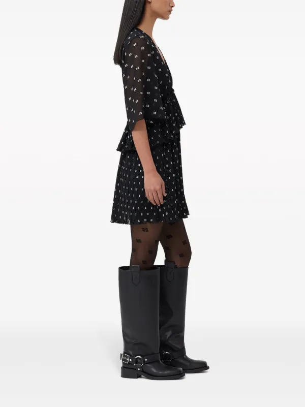 GANNI square-toe mid-calf Boots - Farfetch