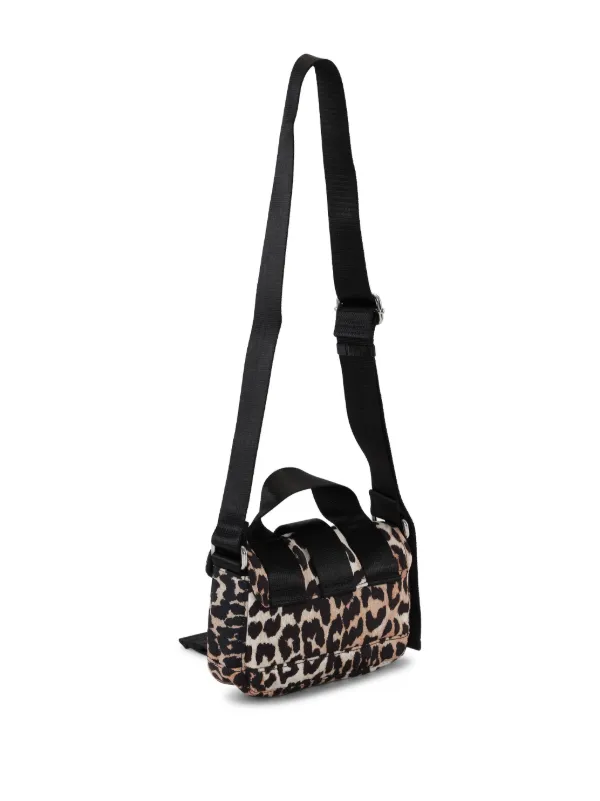 GANNI leopard print Crossbody Bag Neutrals FARFETCH CA