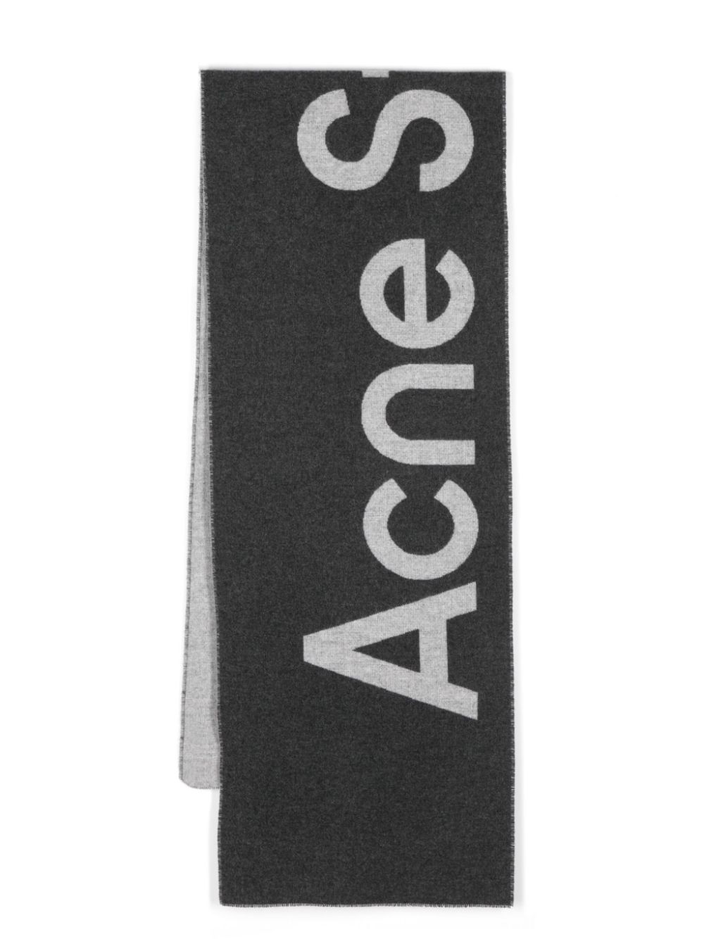 Acne Studios logo-knit Wool Scarf - Farfetch