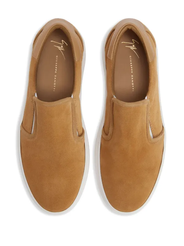 Giuseppe Zanotti Gz 94 slip-on Suede Sneakers | Brown  display picture 2