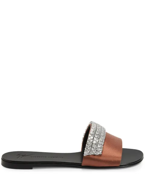 Giuseppe Zanotti Tesy rhinestone-embellished slides