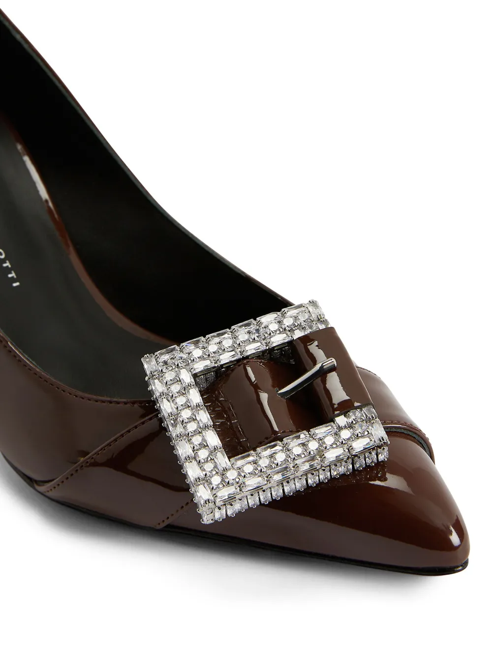 Giuseppe Zanotti buckle-detail leather pumps Black
