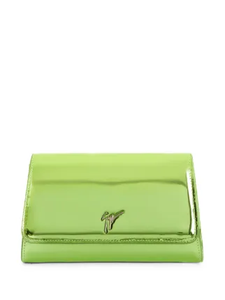 Giuseppe Zanotti Cleopatra metallic-effect Clutch Bag