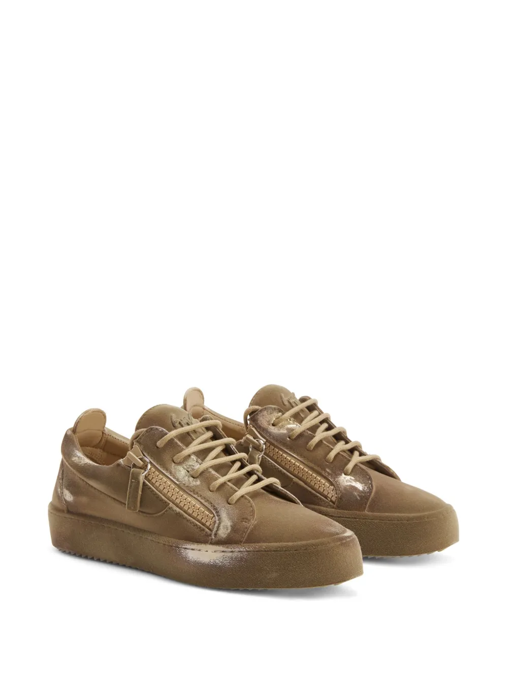Giuseppe Zanotti Gail suède sneakers - Beige