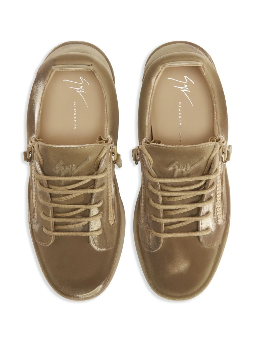Giuseppe Zanotti Gail suede sneakers Neutrals