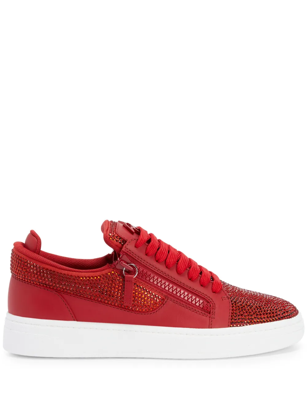 Giuseppe Zanotti GZ94 rhinestone-embellished sneakers Red