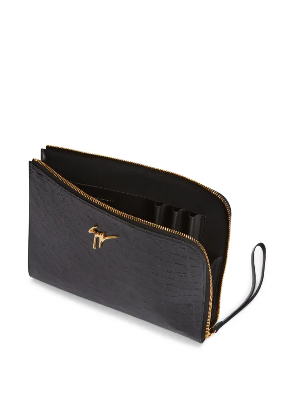 [GIUSEPPE ZANOTTI] フルート クラッチバッグ □ Giuseppe Zanotti ジョゼッペザノッティ クラッチバッグ
