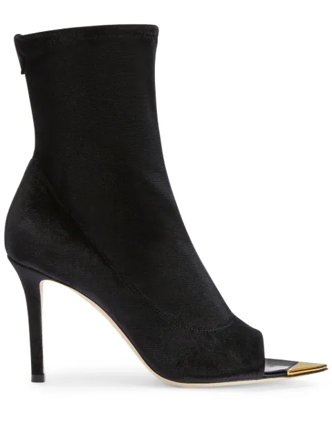 Giuseppe Zanotti بوت مخملي 'إنتريغو' بكعب 105 ملم