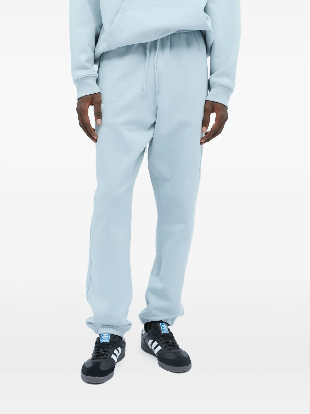 Patta Logo-embroidered Track Pants In Grey