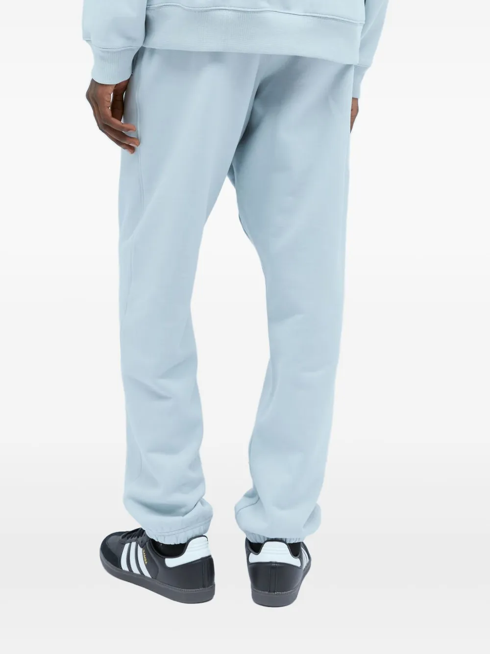 Patta Logo-embroidered Track Pants In Grey