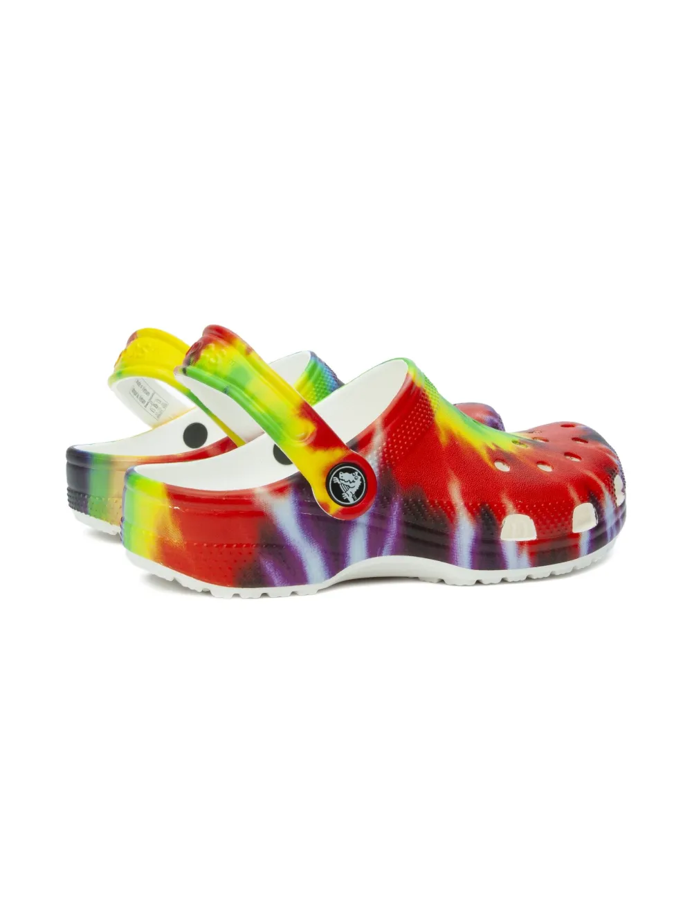 Crocs Tie-dye Graphic Clogs In Multi