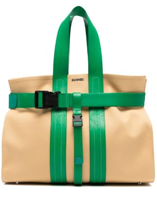 Sunnei Parallelepipedo Canvas Tote Bag - Farfetch