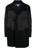 Junya Watanabe MAN panelled padded coat - Black