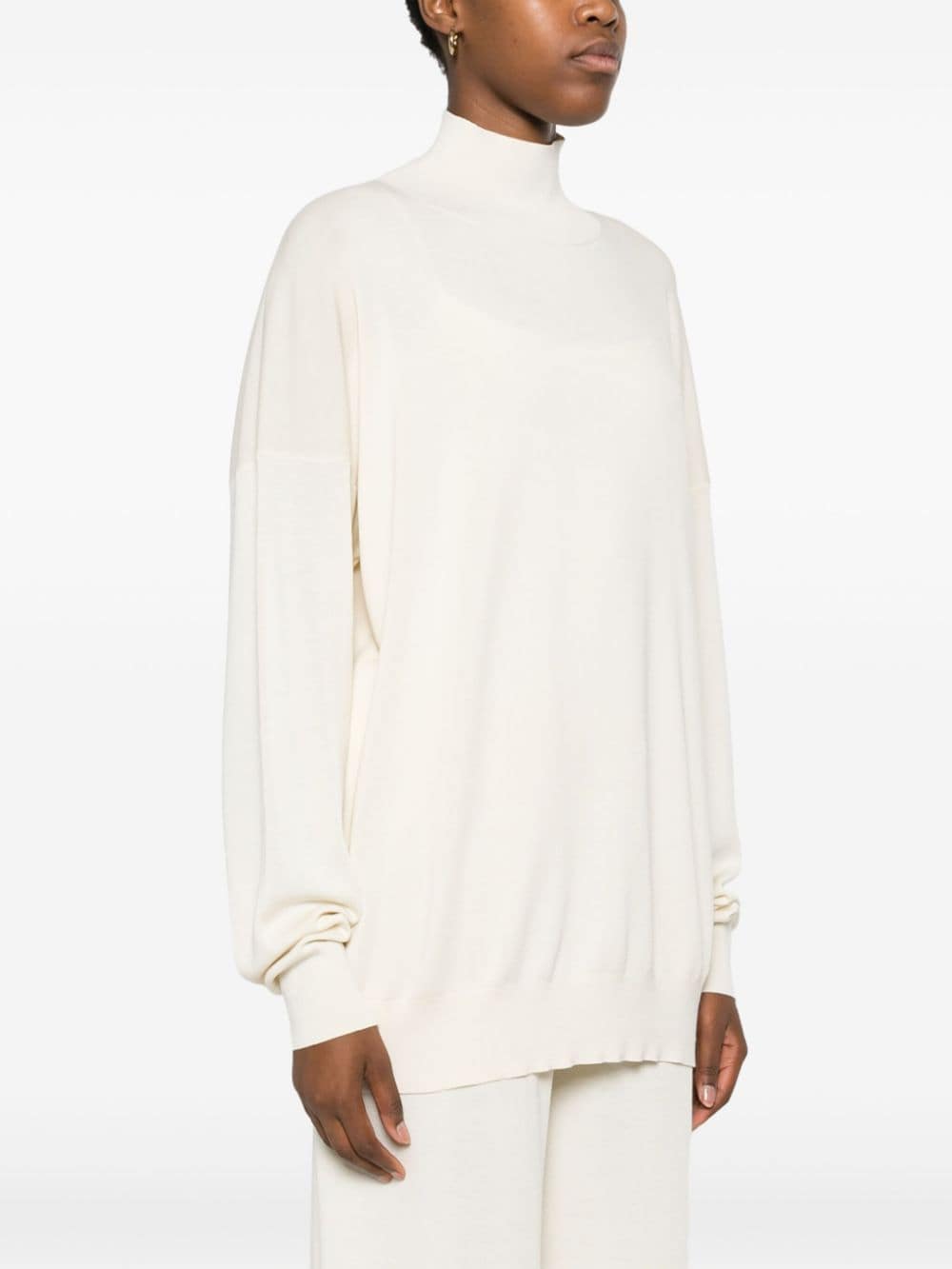 Shop The Row Silk-blend Jumper In Nude