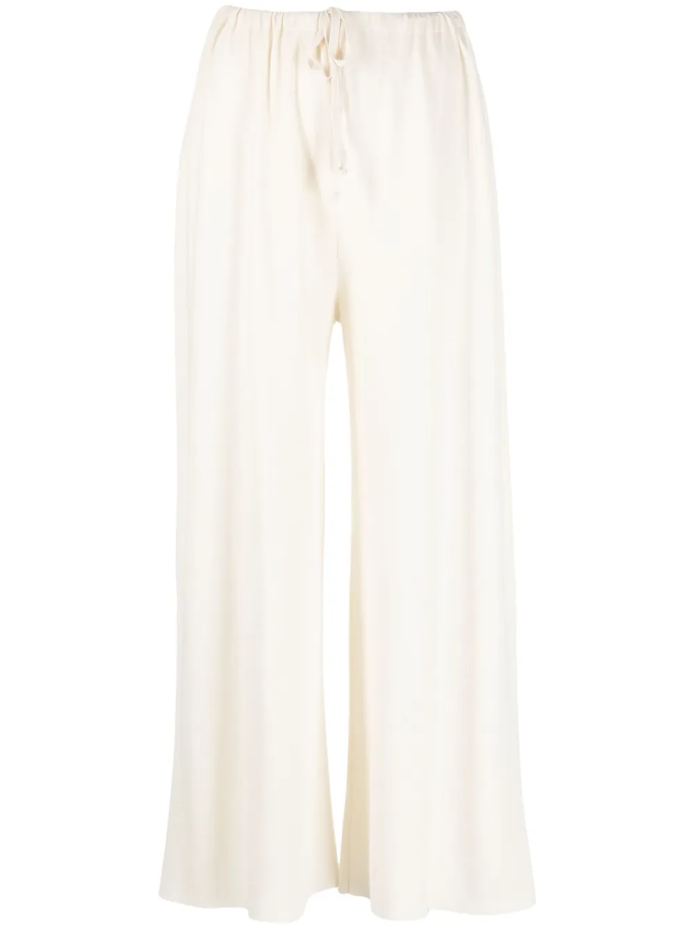 The Row Drawstring-waist Wide-leg Trousers In Neutral