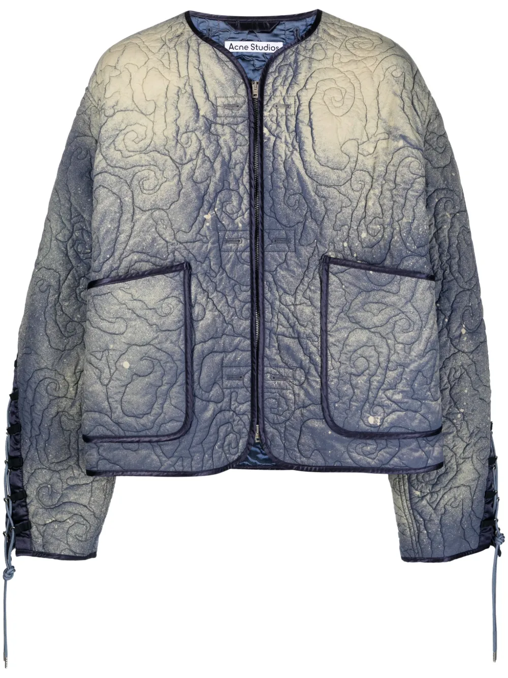 ACNE STUDIOS STRAP-DETAIL QUILTED JACKET